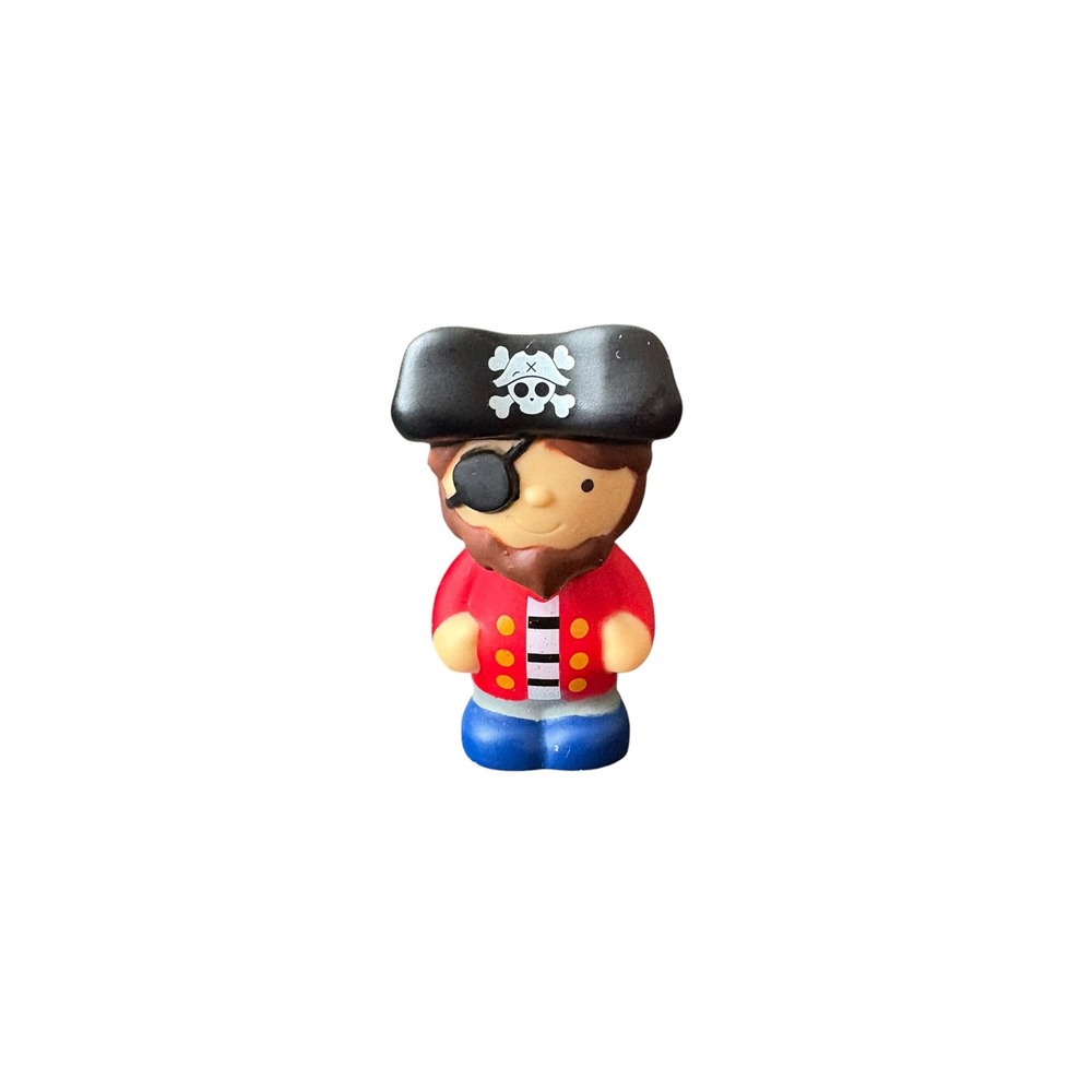 Little Tikes Pirate Captain Figure 3" Black Skull Hat Eye Patch Replacement Toy